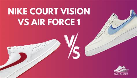 nike court vs air force.